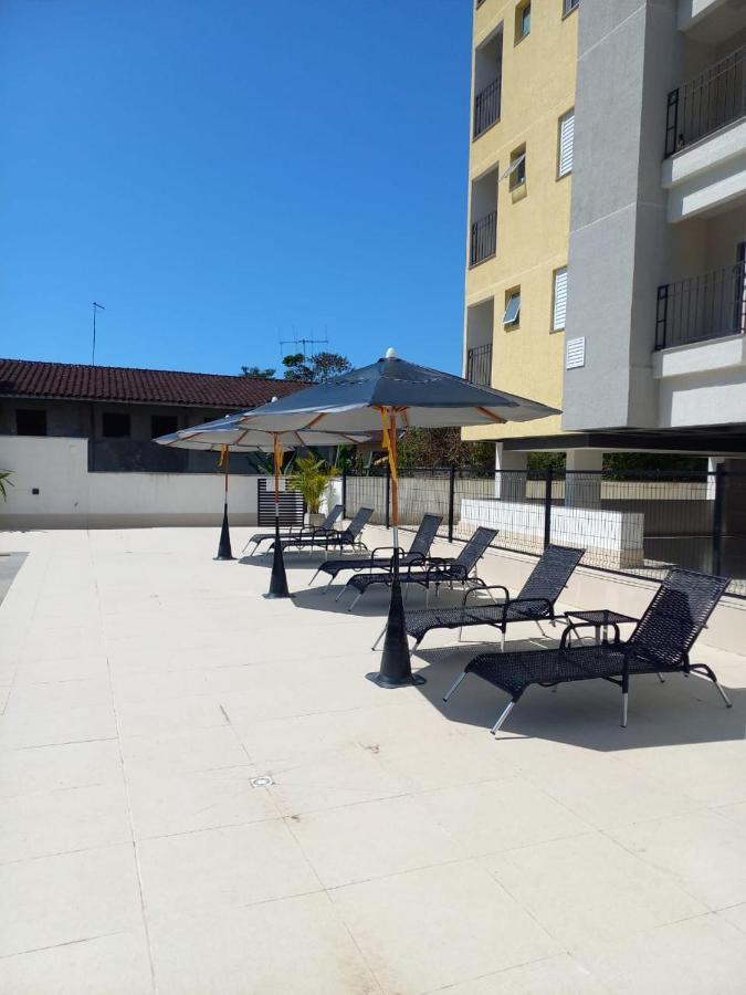 Ap Novo Ubatuba com Varanda Gourmet, Piscina e Wi-Fi Exterior foto